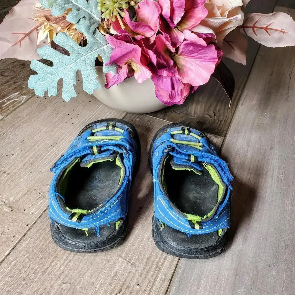 Garanimals Baby Boy Activewear Sports Sandals Blue Camo Size 5 Baby Toddler